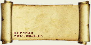 Ivona Aćimović vizit kartica